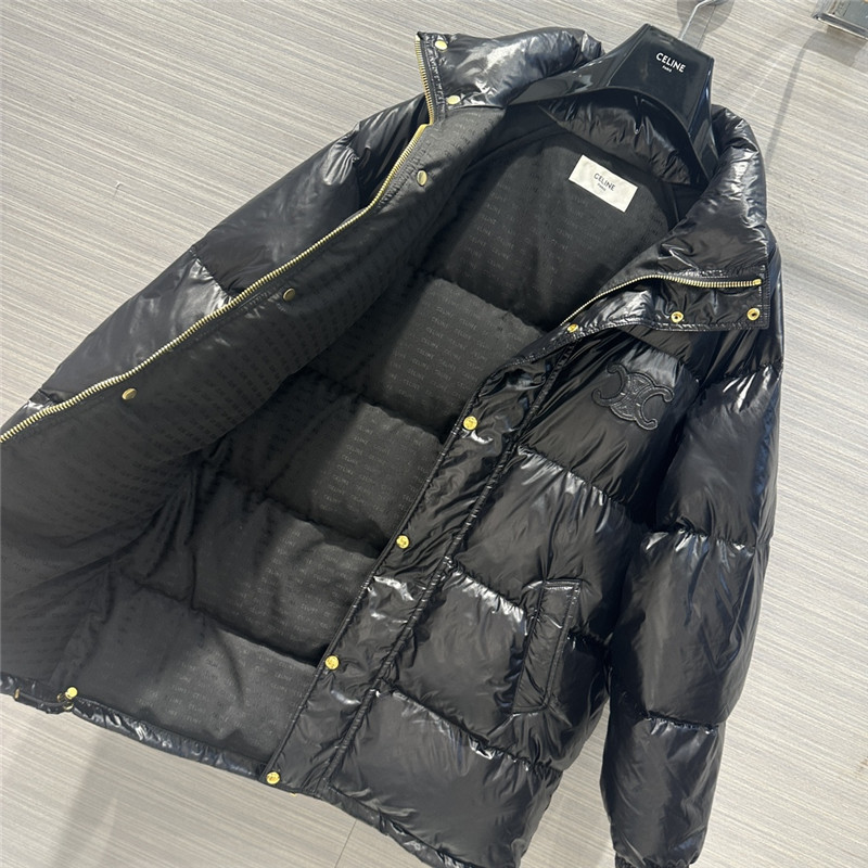 Ce1i*e arc de triomphe embroidered down jacket
