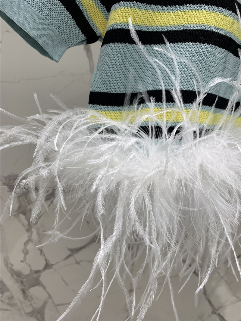 Miu Miu Striped Knitted Suit