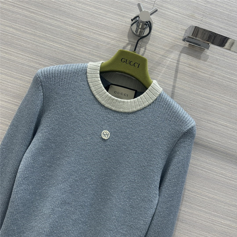 Gvc*1 silk yarn knitted sweater