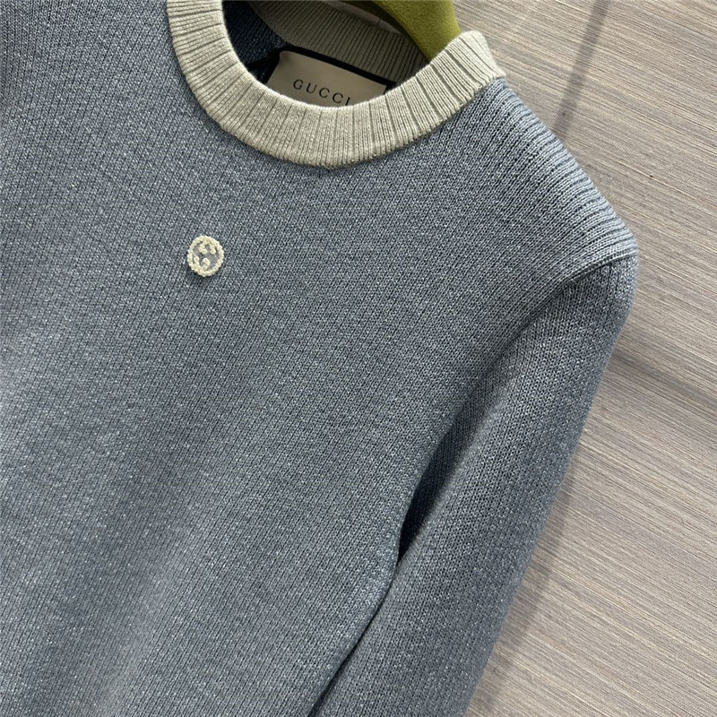 Gvc*1 silk yarn knitted sweater