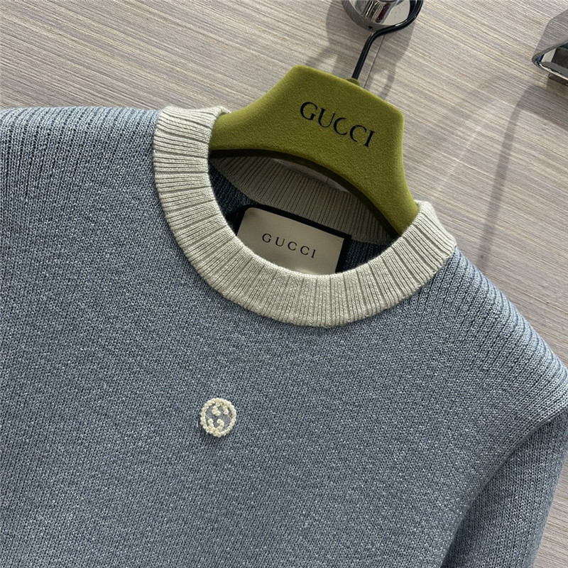 Gvc*1 silk yarn knitted sweater