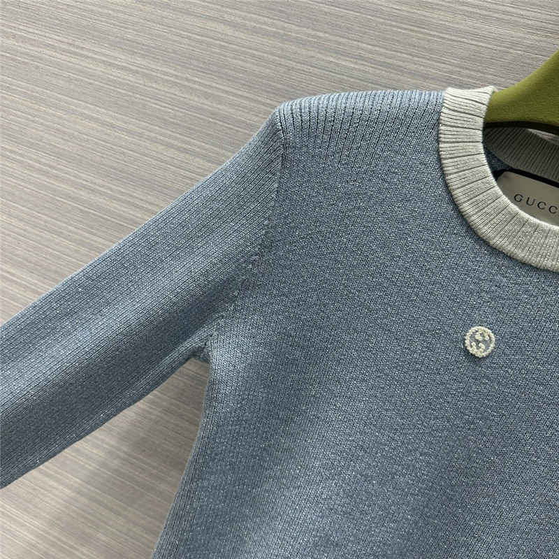 Gvc*1 silk yarn knitted sweater