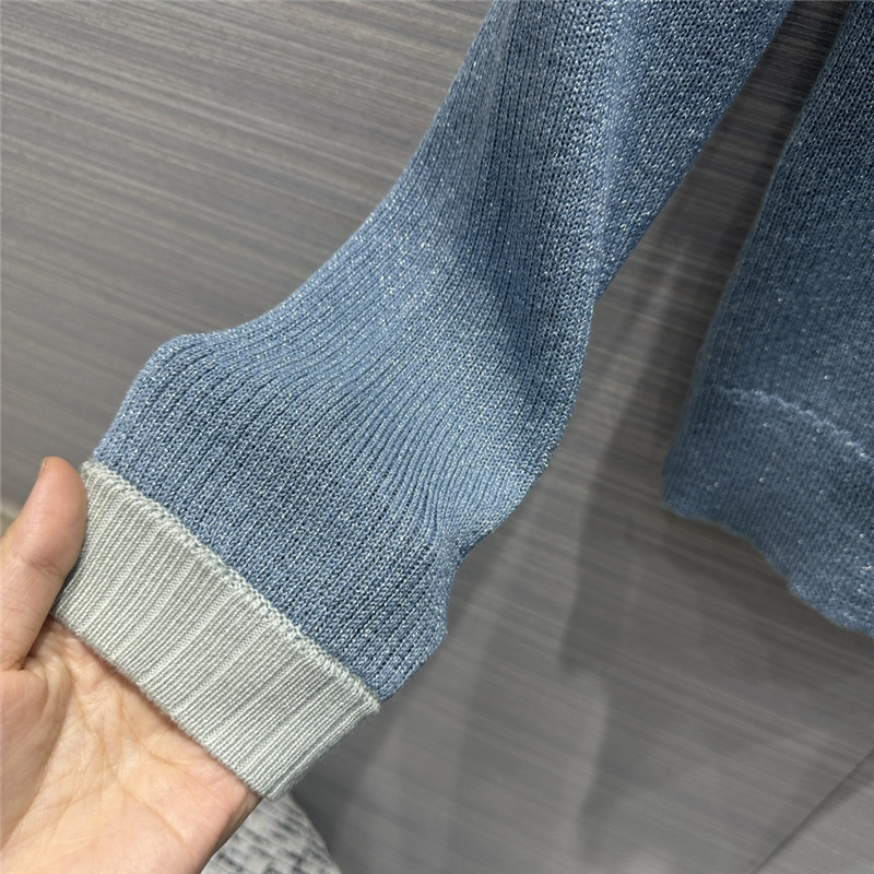 Gvc*1 silk yarn knitted sweater