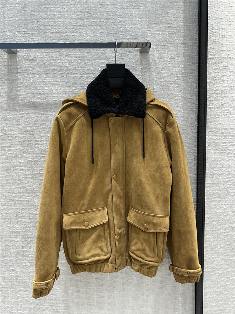 YSL lambswool lined jacket