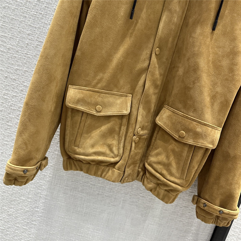 Y51 lambswool lined jacket