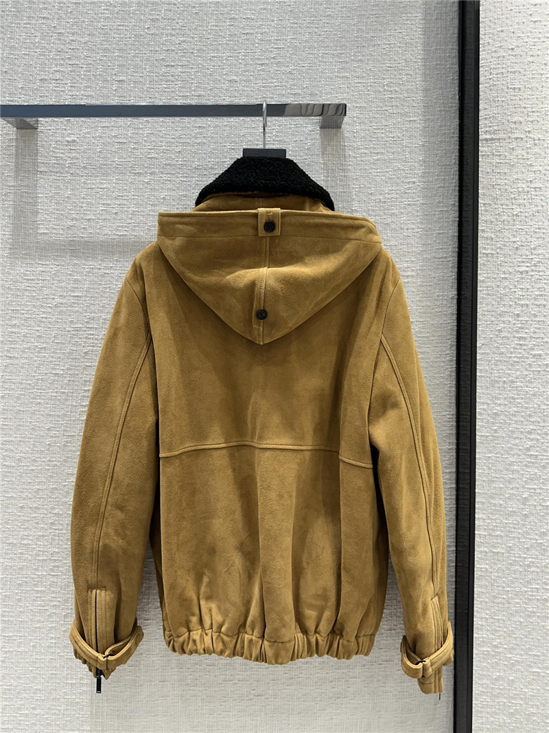 Y51 lambswool lined jacket