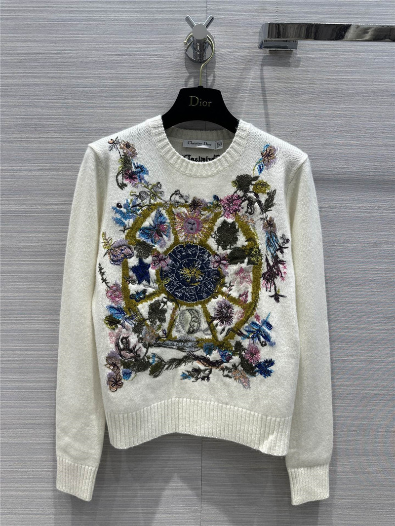 Dior Embroidered Cashmere Sweater