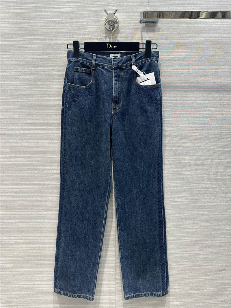 dior straight jeans