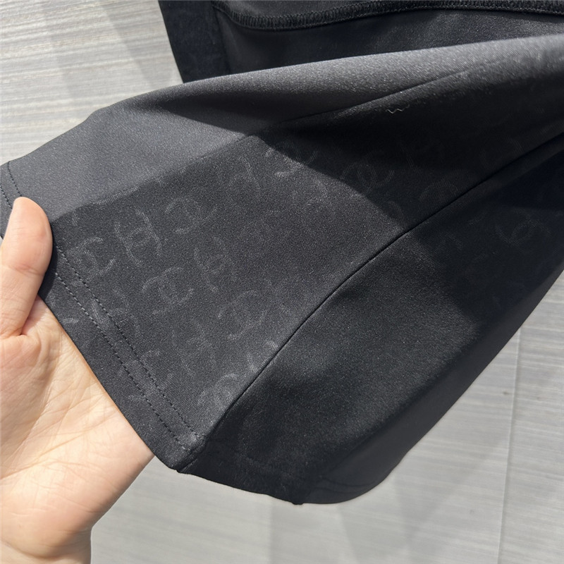 Ch**el black and white panda t-shirt