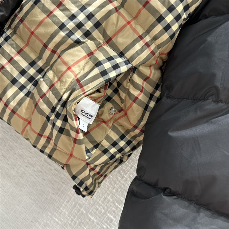 Bv*b*rry reversible short down jacket