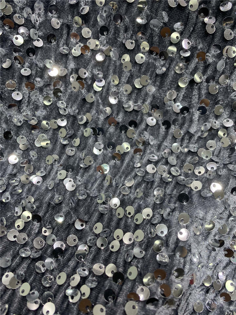 Y51 new sequined velvet top