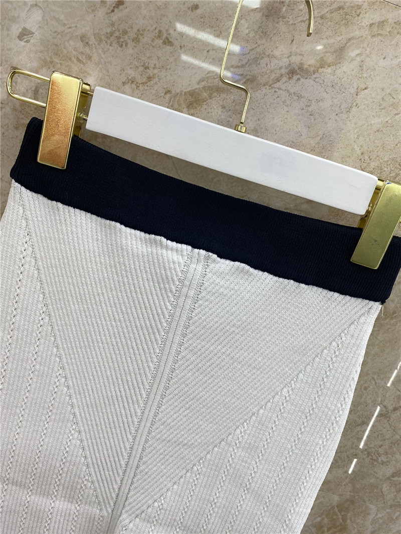 Balmain new hem lace knitted skirt