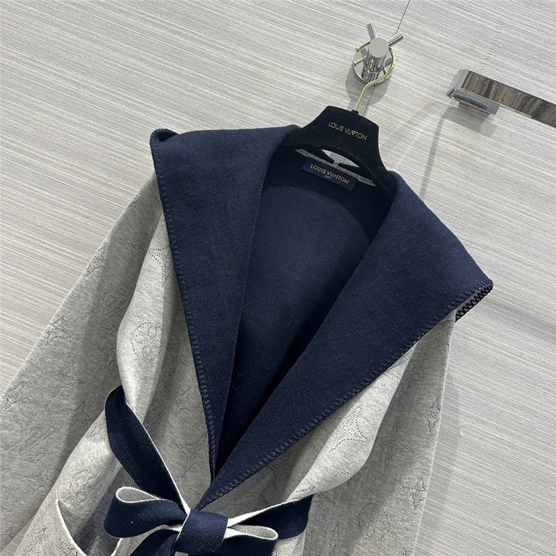 l0vis Vvtt0n lv reversible hooded lace-up jacket