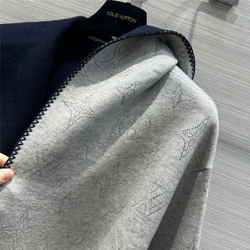 l0vis Vvtt0n lv reversible hooded lace-up jacket