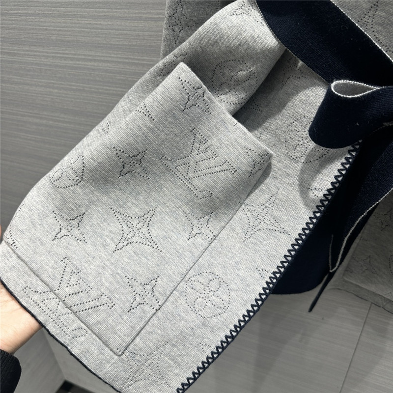 l0vis Vvtt0n lv reversible hooded lace-up jacket