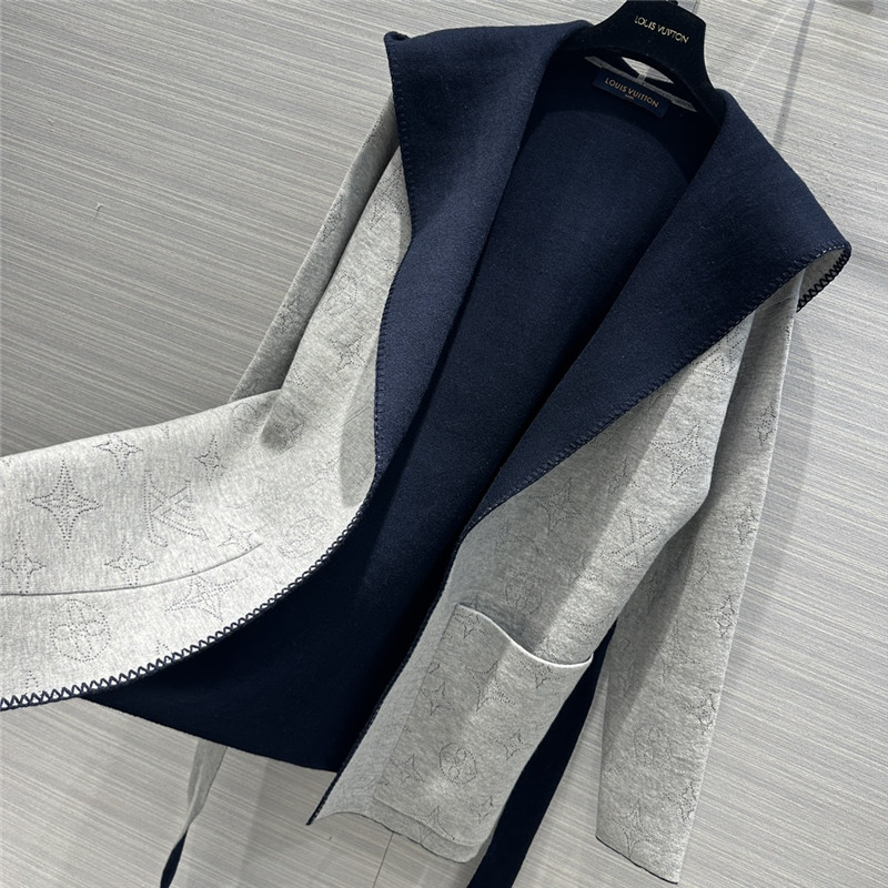 l0vis Vvtt0n lv reversible hooded lace-up jacket