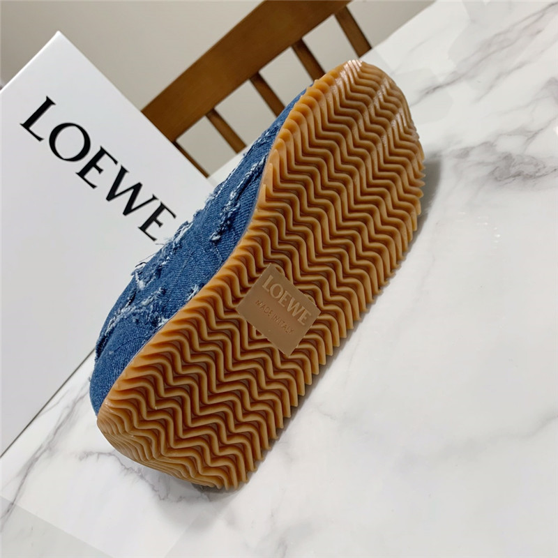 Loewe Denim Flow Runner Sneakers
