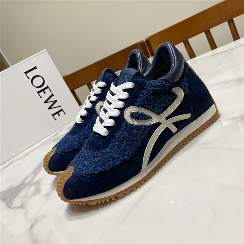 Loewe Dark Blue Flow Runner Sneakers