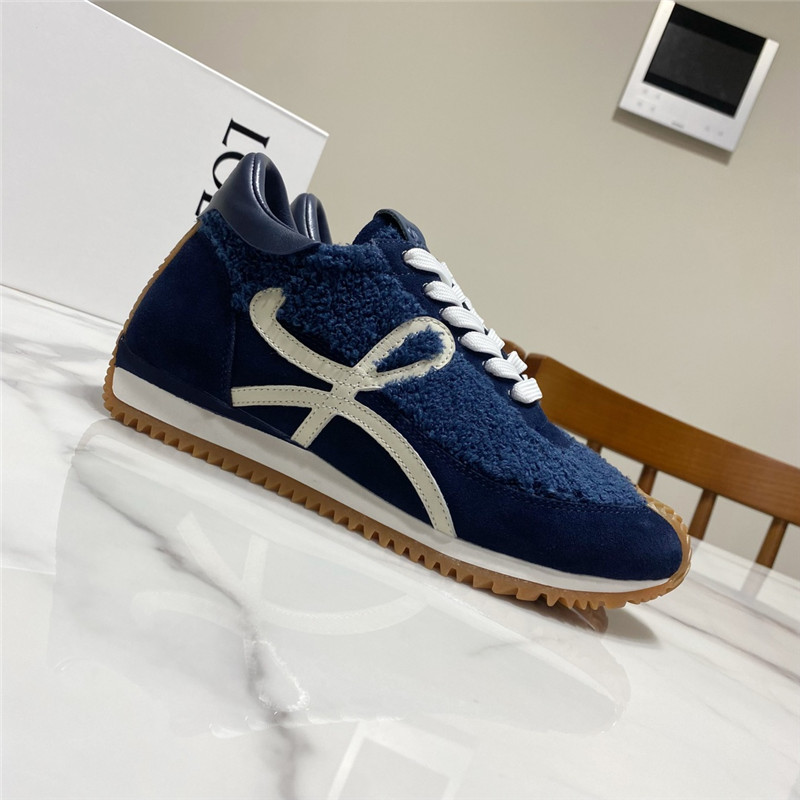 Loewe Dark Blue Flow Runner Sneakers