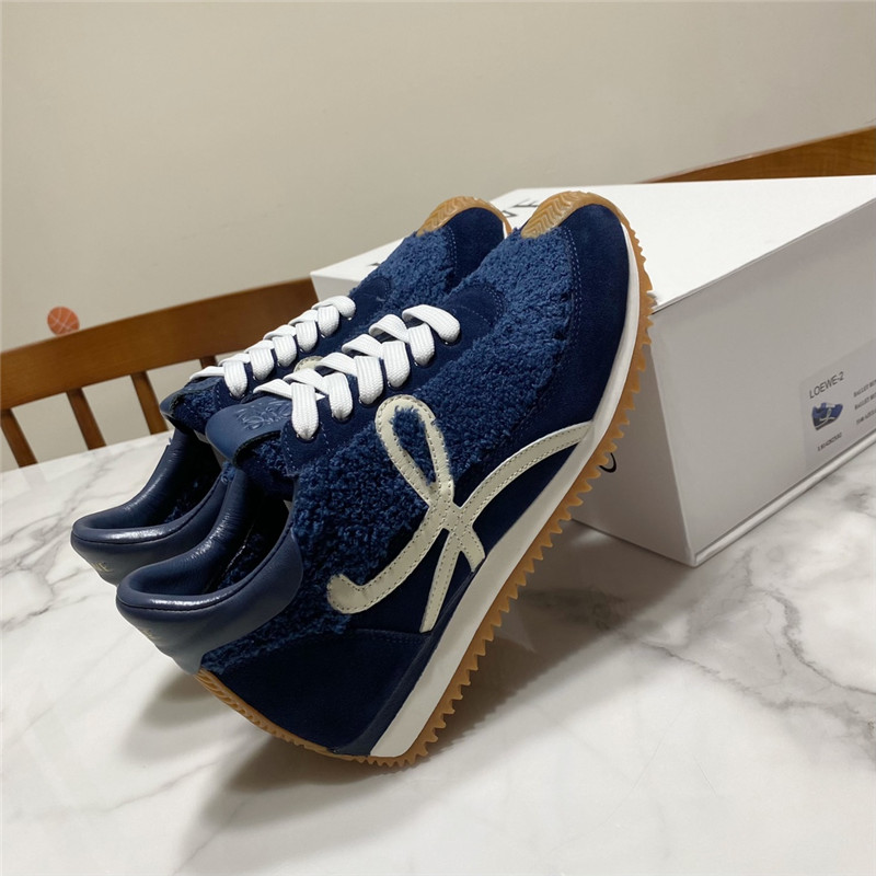 Loewe Dark Blue Flow Runner Sneakers