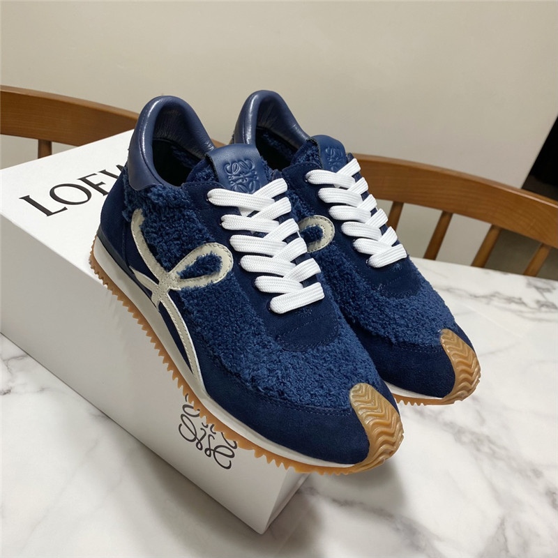 Loewe Dark Blue Flow Runner Sneakers