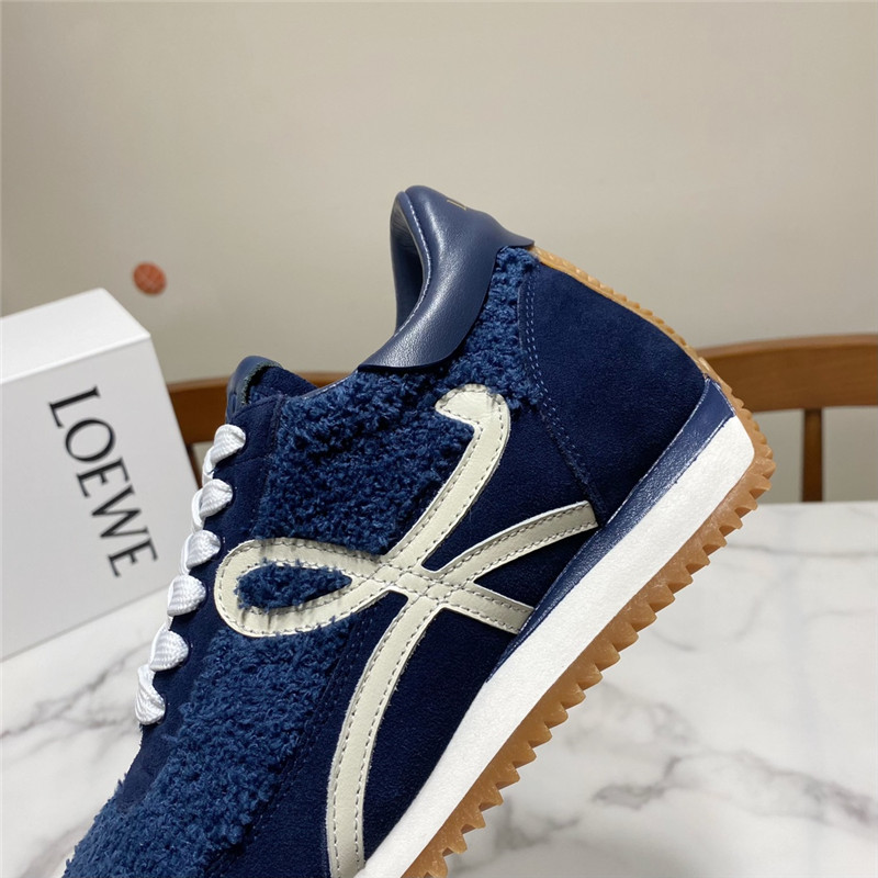 Loewe Dark Blue Flow Runner Sneakers