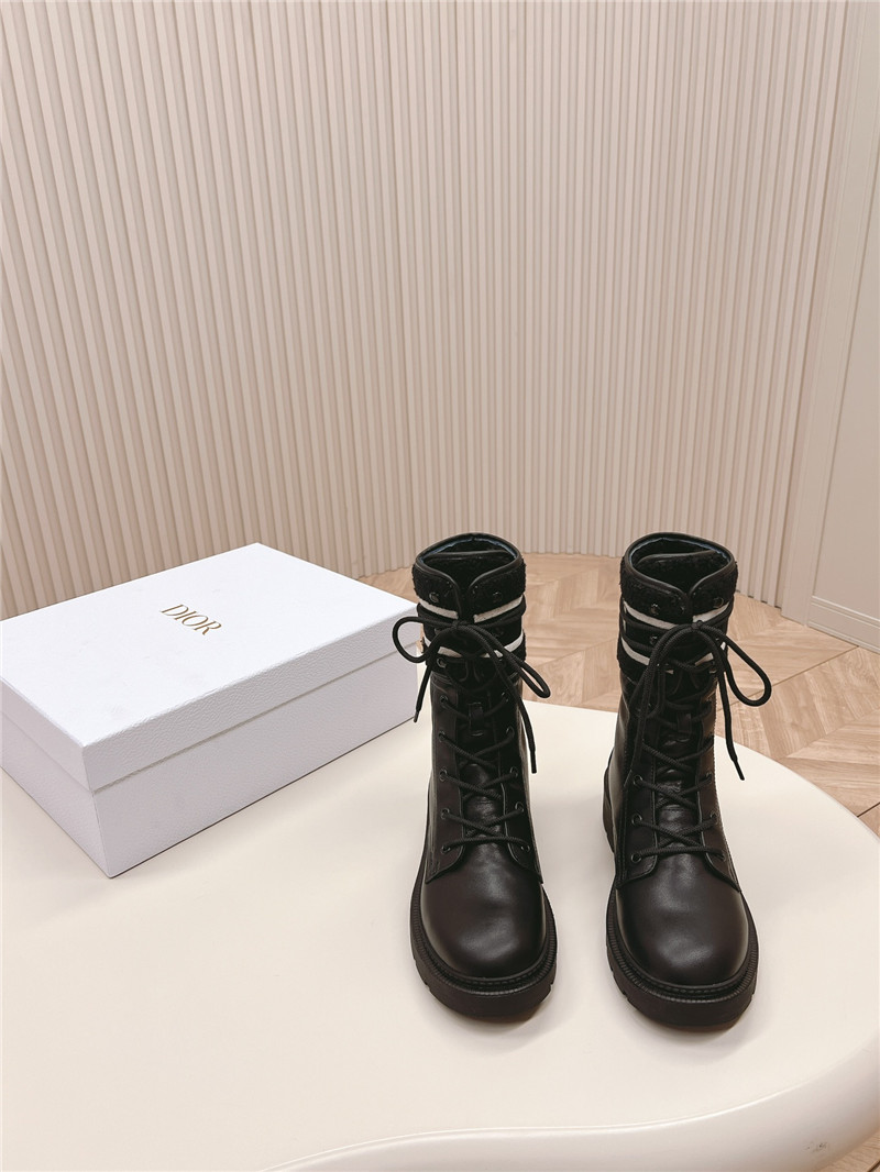 Dior D-Unit Ankle Boot Black