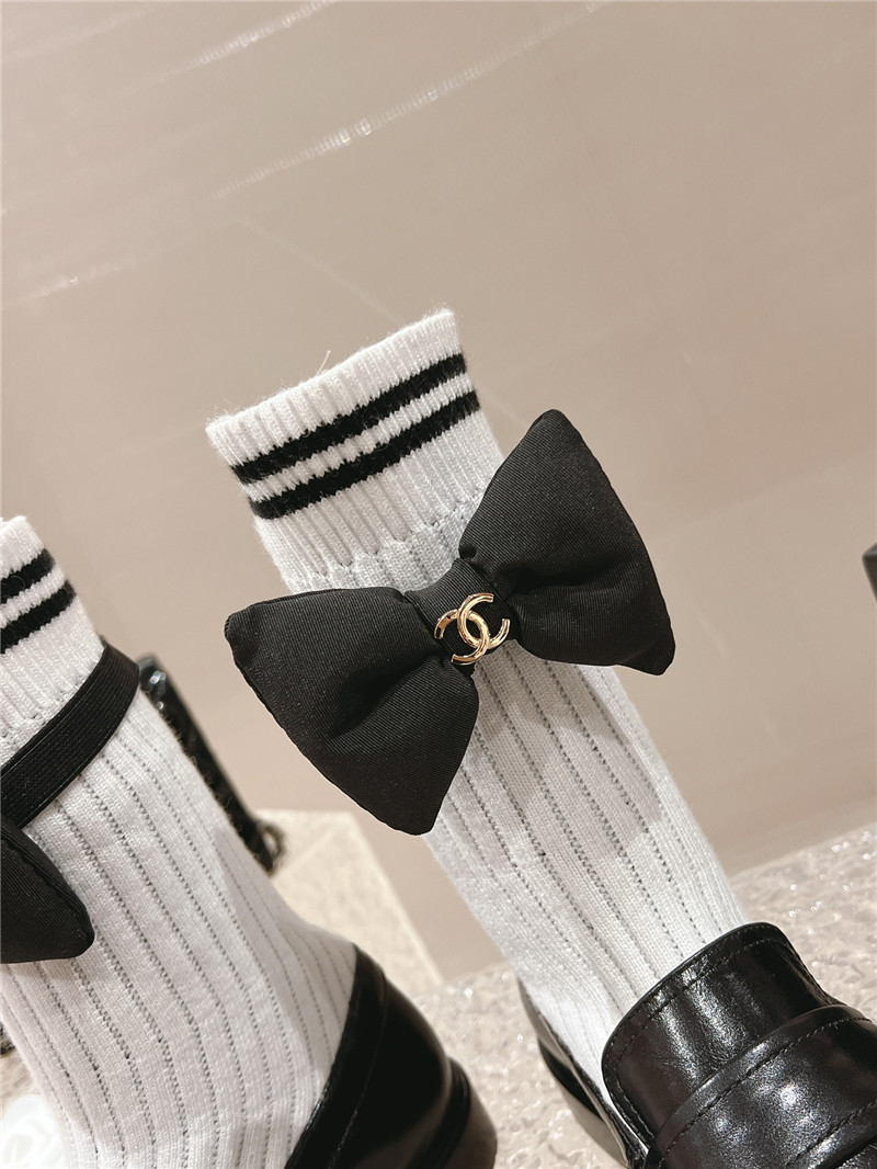 Ch**el leather ballet flats