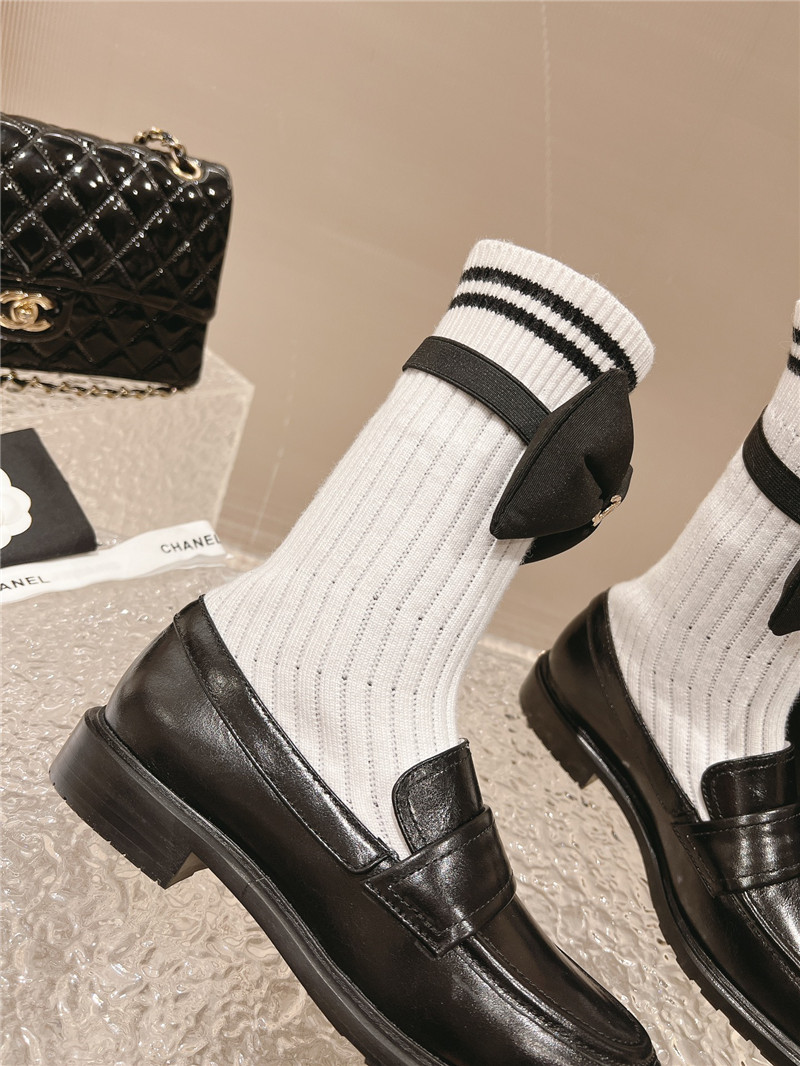 Ch**el leather ballet flats