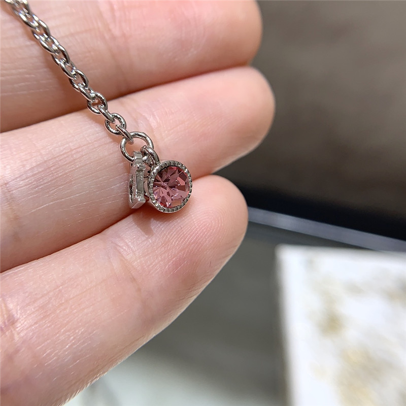 Dior Bow Pink Necklace