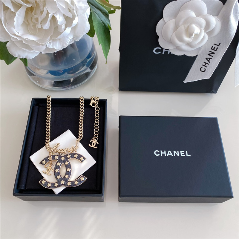 Chanel Starry Sky Chanel Logo Necklace