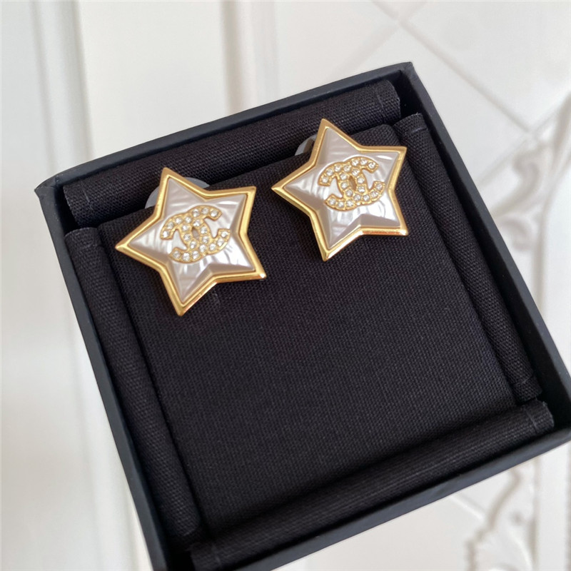 Chanel Star Diamond Chanel Stud Earrings