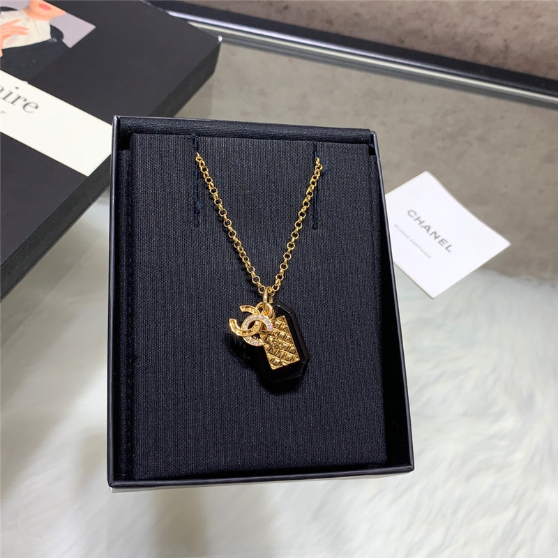 Chanel Round Acrylic Necklace