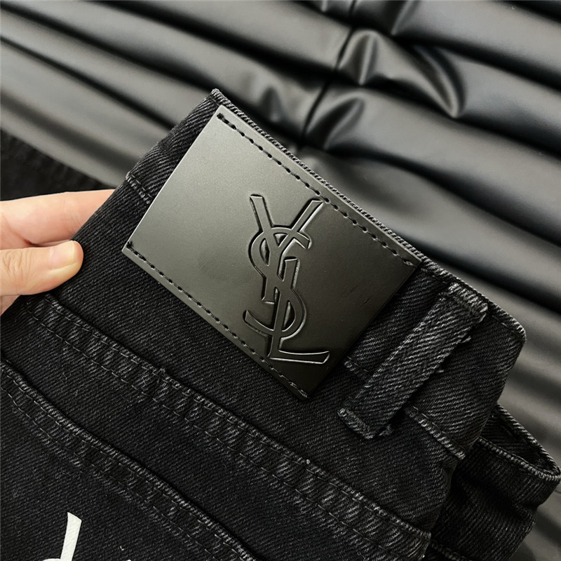 Y51 fermentation washed straight jeans