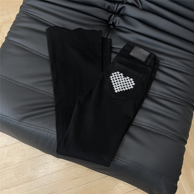 Ce1i*e embroidered love jeans