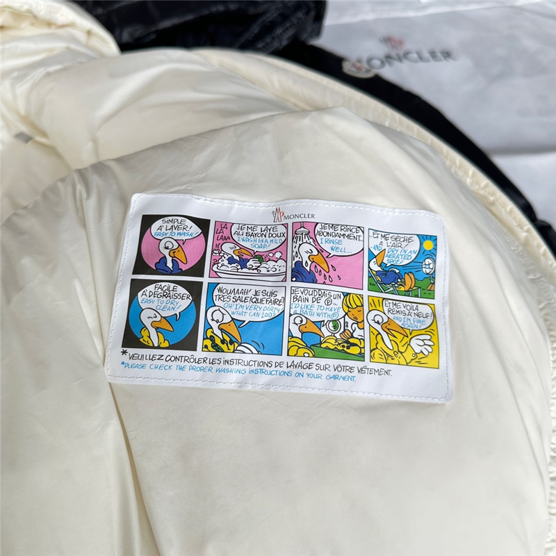 Moncler Taleve series hooded waist goose down jacket