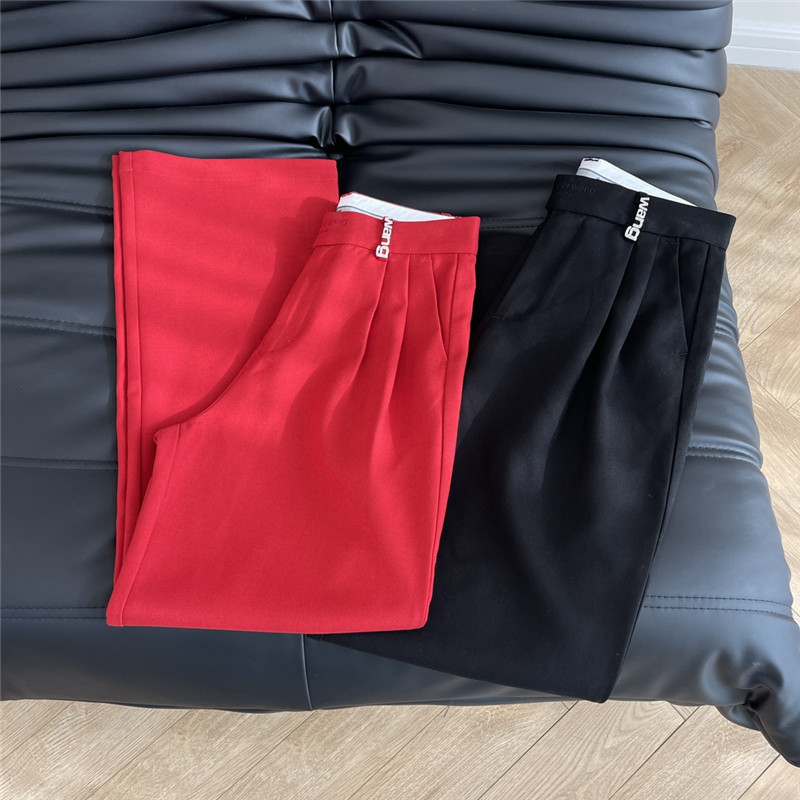 a1exa*der wang bright D1am0nd embroidered wide leg trousers