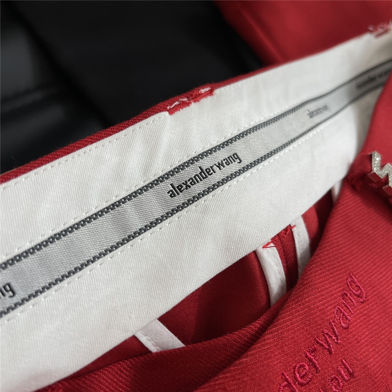 a1exa*der wang bright D1am0nd embroidered wide leg trousers