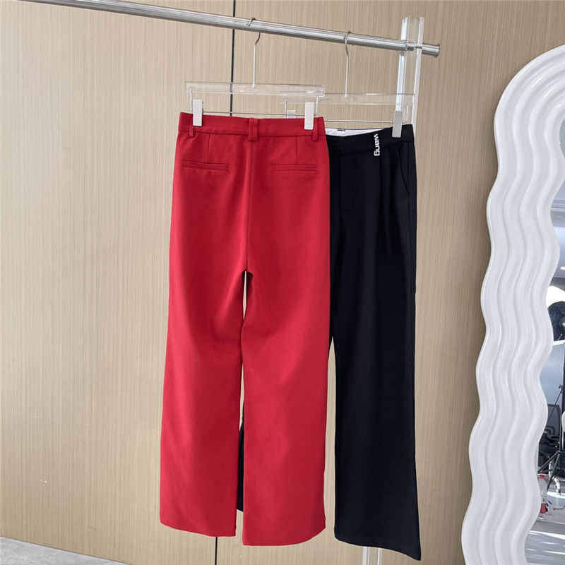 a1exa*der wang bright D1am0nd embroidered wide leg trousers