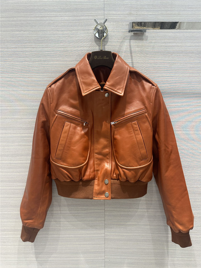 loro piana quilted leather jacket