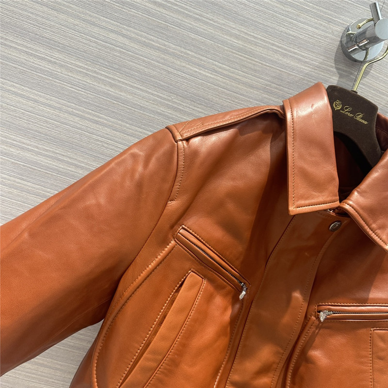 L0r0 P1ana quilted leather jacket