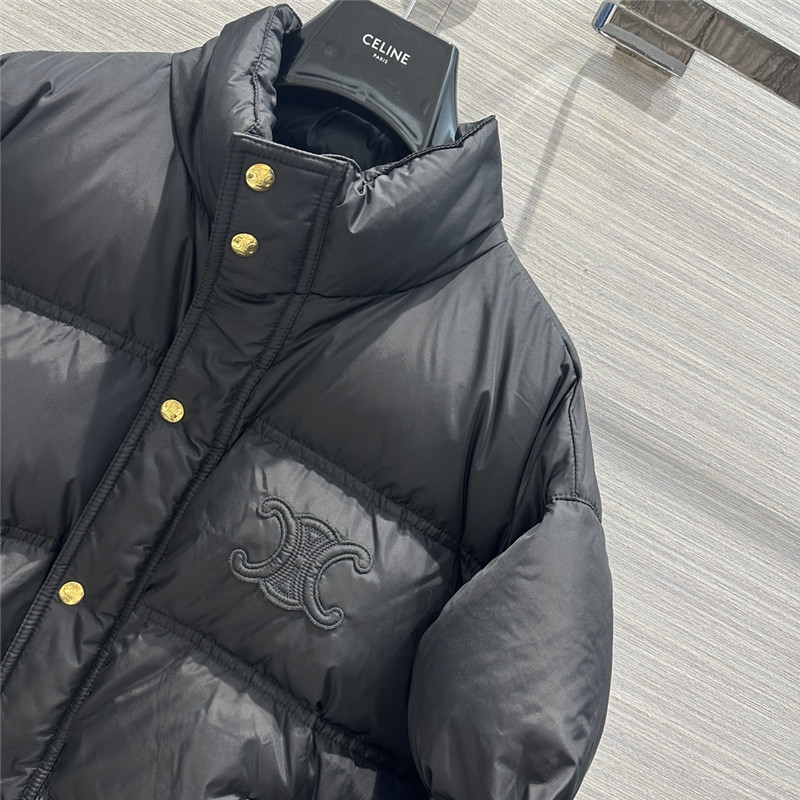 Ce1i*e arc de triomphe embroidered down jacket