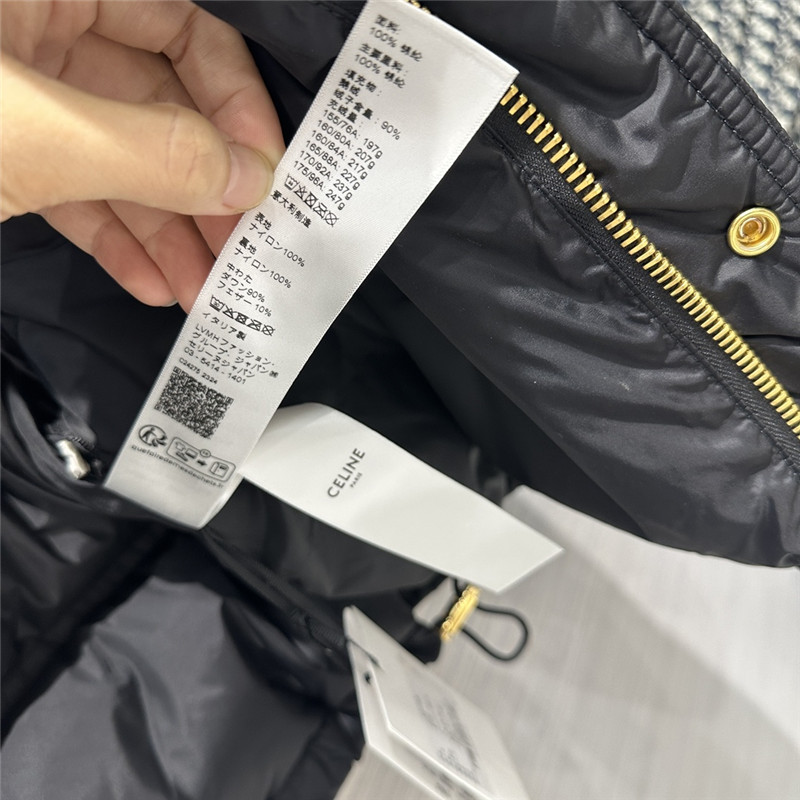 Ce1i*e arc de triomphe embroidered down jacket