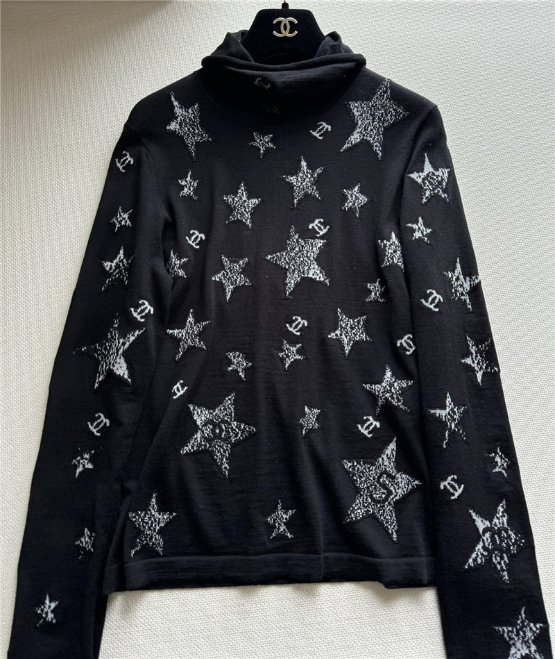 Ch**el star turtleneck wool sweater