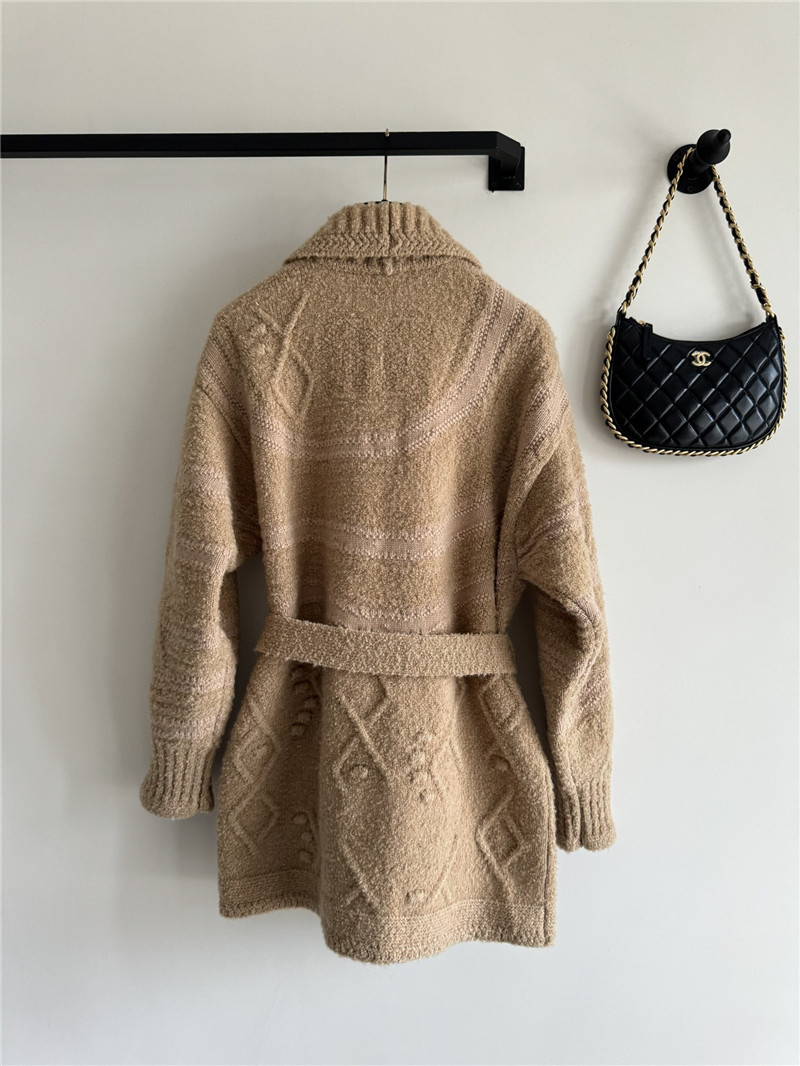 Chanel Camel Robe Cardigan