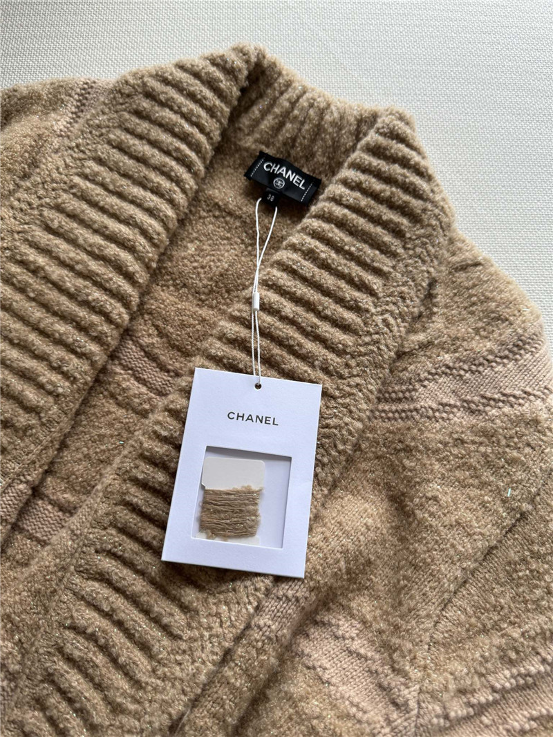 Chanel Camel Robe Cardigan