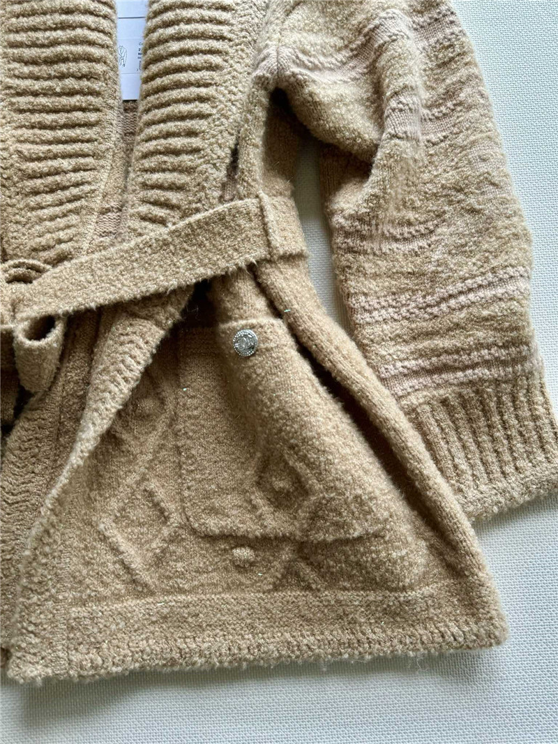 Chanel Camel Robe Cardigan