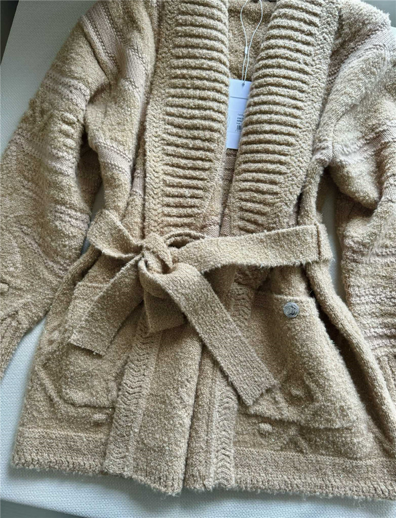 Chanel Camel Robe Cardigan