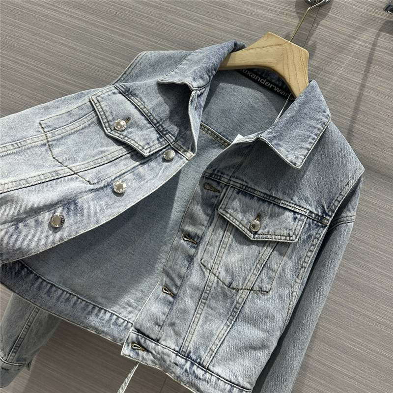 A1exa*der wang denim jacket