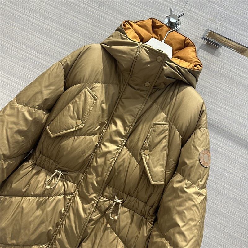 H**me5 reversible double-layer thickened long down jacket